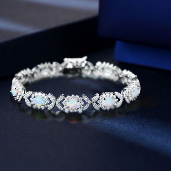 Jewelry Fashion Zircon Opal Bracelet