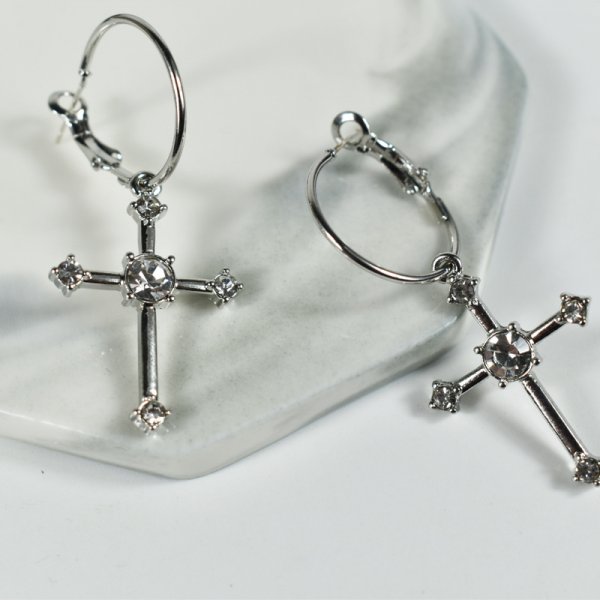 New Fashion Fashion Jewelry Earrings Cross Retro